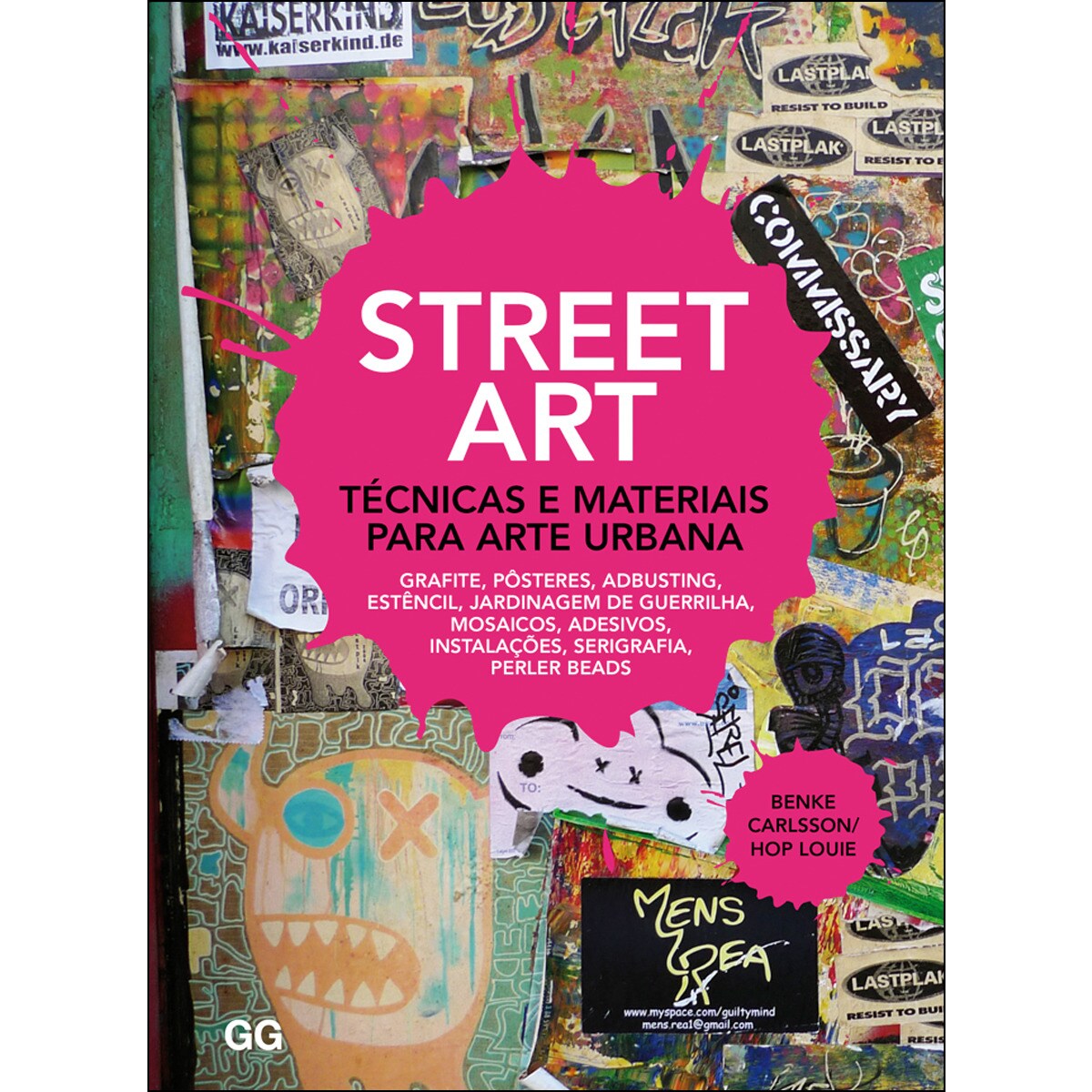 Portada del libro titulado Street Art:Tecnicas e Materiais